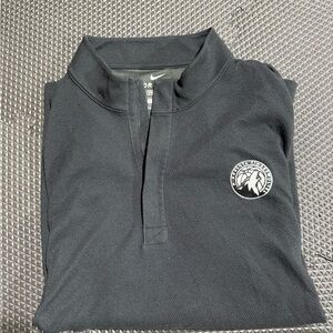 Nike Black Men's Timberwolves quarter zip